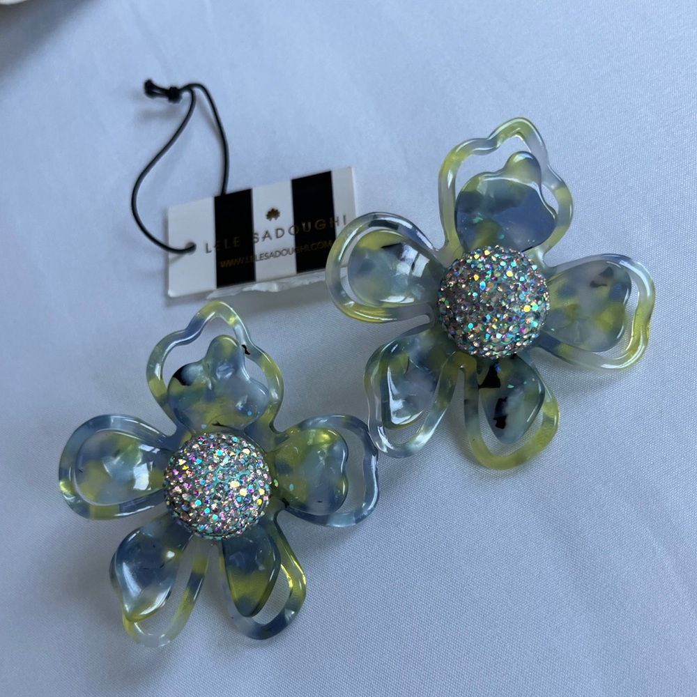 Lele Sadoughi Azalea Statement Earrings